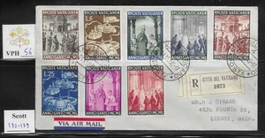 VPH_56. VATIKANISCHE POSTGESCHICHTE. 1950 FDC m. HEILIGES JAHR. Sc. 132-139 - Bild 1 von 1