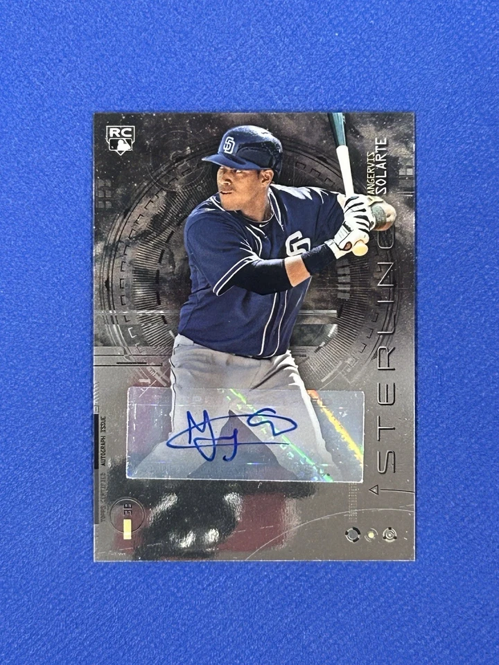 2014 Bowman Sterling Rookie Auto Yangervis Solarte #BSRA-YS RC Padres autograph - Image 1 of 3