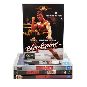 Jean-Claude Van Damme (DVD Region 4) 4 x Movie Set Lionheart Double Impact etc - Bild 1 von 14