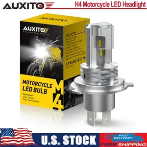 AUXITO H4 9003 LED Bombilla Faro Moto 6500K Blanco Luz Alta Baja 10000LM - Imagen 1 de 10