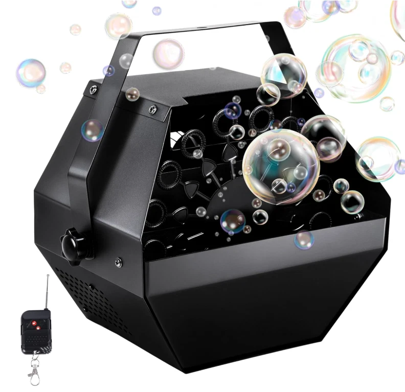 Máquina automática de burbujas 1L con control remoto 45ft y soplador metálico Foto 1 de 4