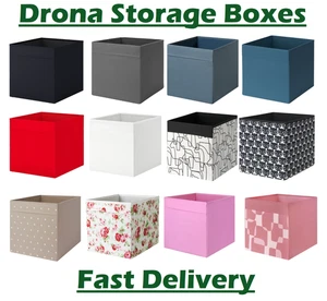 IKEA DRÖNA Storage Box for KALLAX Shelf Unit 33x38x33cm Toy Basket New - Picture 1 of 10