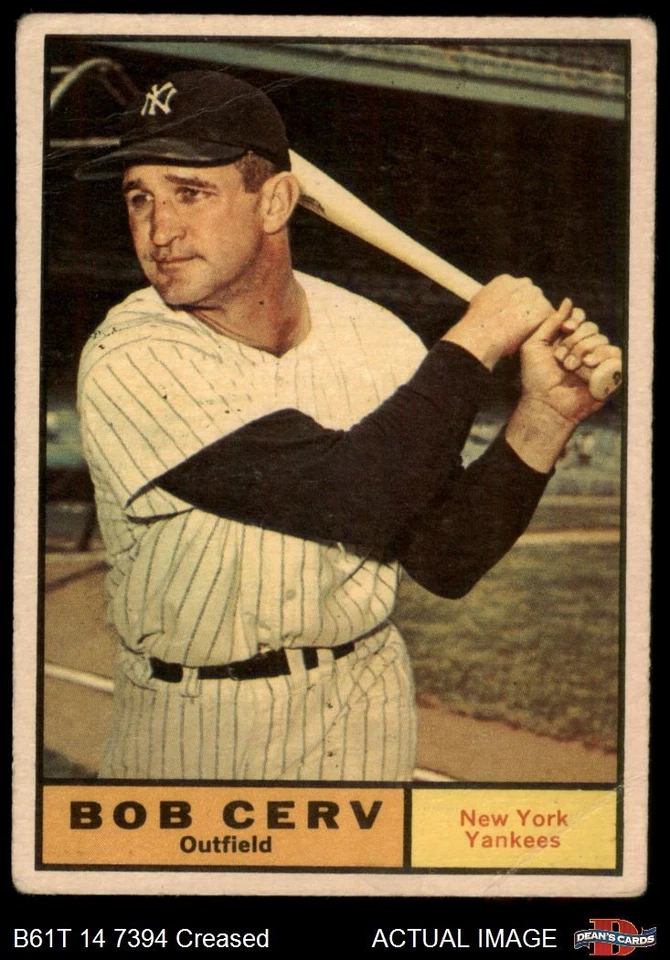 1961 Topps #563 Bob Cerv Yankees 2.5 - GD+ - Image 1 of 1
