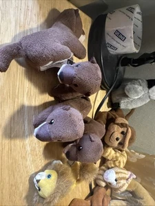 10 Zoo Plush Mix Of 10 - Picture 1 of 3