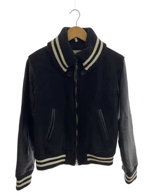 GOLDEN BEAR Stadium Jacket, Medium, Wool, Black - Image 1 of 4