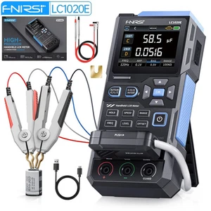 FNIRSI Digital Bridge Handheld LCR Meter Inductance Capacitance Ohm ESR Tester  - Picture 1 of 24