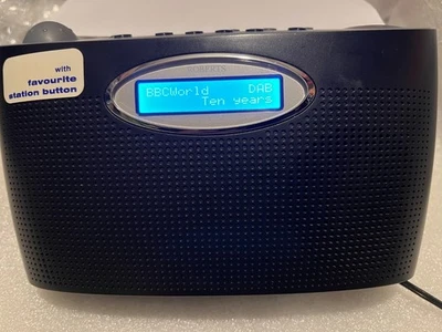 Rádio digital portátil Roberts Elise DAB/FM/RDS branco/cinza + P A + novo fone de ouvido - Imagem 1 de 4