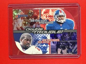 2001 Fleer Game Time Double Trouble Tiki Barber and Ron Dayne #6 of 15 - Picture 1 of 2