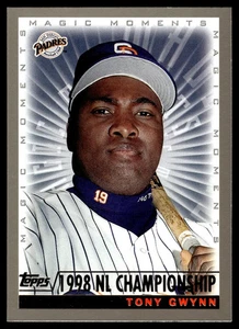 2000 Topps Tony Gwynn 240  Magic Moments  San Diego Padres - Picture 1 of 2
