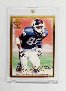 MINT #/ED GOLD FOIL 2000 Pacific Private Stock Ike Hilliard #64 NEW YORK GIANTS  - Foto 1 di 2