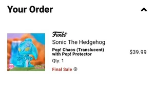 Funko POP! Translucent Chaos #1039 Sonic The Hedgehog 1200 Legendary Confirmed - Picture 1 of 1