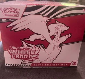 Pokemon Scarlet & Violet White Flare Elite Trainer Box - Picture 1 of 2