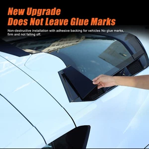 Alerón trasero negro brillante para Corvette C8 Coupe Z51 2020-2024 - Imagen 1 de 12