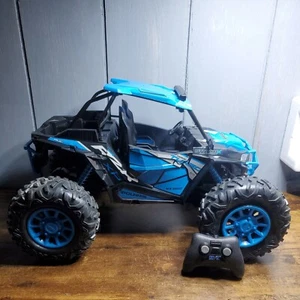 New Bright 1:5 Scale Remote Control Polaris RZR ATV 2.4GHz 12.8V - Blue - Picture 1 of 10