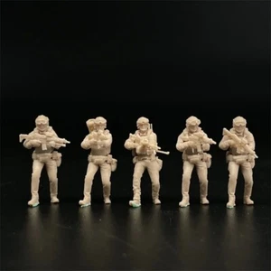 1/72 Scale Resin Model NATO 5 Soldier Figures Figures Military Miniature - Picture 1 of 6