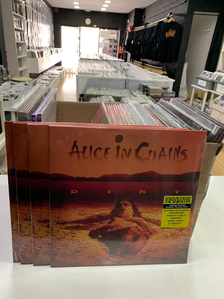 Alice In Chains 2LP Dirt Limited Edition Opaque Yellow Vinyl Sealed 2022 - Image 1 of 1