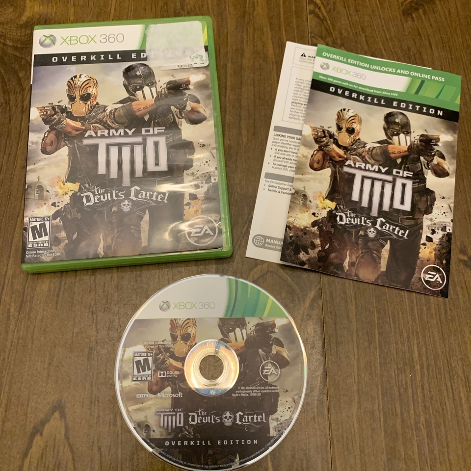 Army of Two: The Devil's Cartel (Xbox 360, 2013) Free Shipping!! - Image 1 of 1
