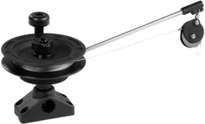 #1073DP Laketroller Manual Downrigger, Post Mount, Display Packed Black, Small - Picture 1 of 4