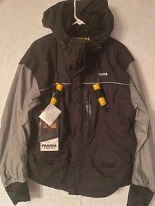 NEW FRABILL MENS ICE HUNTER HEAVY DUTY INSULATED ICE FISHING JACKET L BLACK - Picture 1 of 11