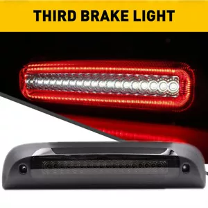 For 14-19 Chevy Silverado GMC Sierra 1500 2500 3500 Smoked LED 3rd Brake Light - Picture 1 of 12