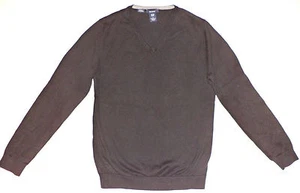 CAMICIA PULLOVER GAP MANICA LUNGA NERA SCOLLO A V M K#8188 - Foto 1 di 3