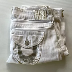 True Religion Skinny Denim Jeans Womens Size 28 Waist White Classic Casual Style - Bild 1 von 12