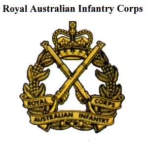 Royal Australia Infantry Corps  stickers - Picture 1 of 1