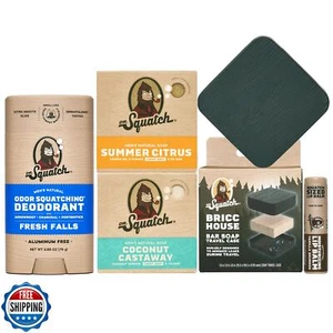 Dr. Squatch NUEVO Paquete de Viaje Bricc House - Estuche de Viaje con Jabón + Cítricos de Verano, C - Imagen 1 de 5