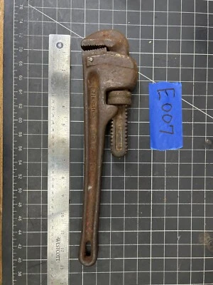 13" Long Vintage RIDGID Adjustable Heavy Duty Monkey Pipe Wrench, Made In U.S.A. - Image 1 of 4