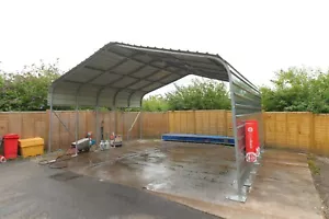 Carport Vehicle Canopy Portable Garage Field Shelter Farm Storage Building - Picture 1 of 13