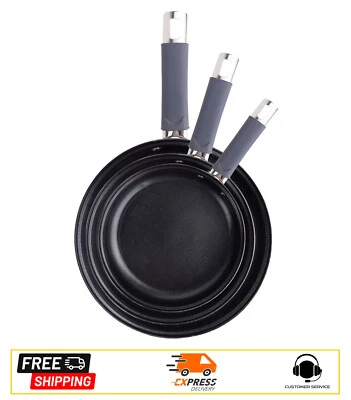 SAN IGNACIO Set 3 padelle 18/20/24cm in acciaio per induzione linea Denis - Immagine 1 di 4