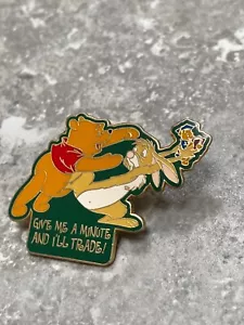 DISNEY WDW WINNIE THE POOH & RABBIT PIN - WANNA TRADE SURPRISE RELEASE LE 1,000 - Picture 1 of 2