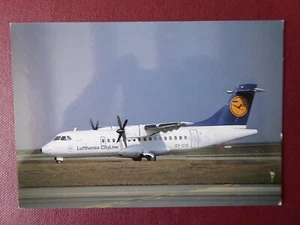 AK LUFTFAHRT POSTKARTE ATR-42 LUFTHANSA CITY LINE OY-CIG PI 831 - Bild 1 von 2
