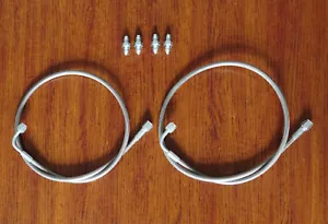 SS Braided Main Front Brake Lines Kit 1992-2000 Honda Civic EK & Civic Del Sol - Bild 1 von 1