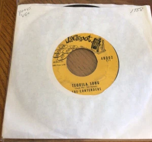 45 RPM "TEQUILA SONG/WILD MAN" THE CONTENDERS - 1958 - Picture 1 of 4