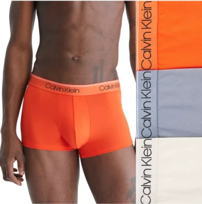 Calzoncillos boxer Calvin Klein ropa interior para hombre 2XL multi microfibra elásticos tiro bajo Foto 1 de 4