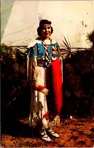 Native American Maiden Postcard - Picture 1 of 2