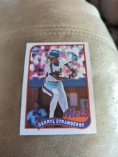 1989 Topps #300 DARRYL STRAWBERRY New York Mets