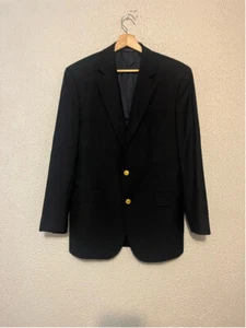 Blazer Brooks Brothers 1818 Madison Italy X Loro Piana nero bottoni oro taglia 39 - Foto 1 di 10