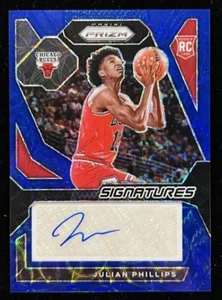2023-24 PANINI PRIZM JULIAN PHILLIPS 39/49 AZUL AUTOMÁTICO RC #RSI-PPS BULLS! SC-739 - Imagen 1 de 2