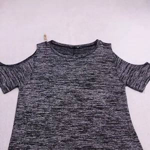 Rag & Bone Casual Short Sleeve Pullover T Shirt Womens Size Small S Black Gray - Picture 1 of 10