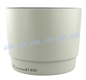 JJC Gegenlichtblende Schirm für Canon EF 100-400mm F4.5-5.6L IS USM Objektiv wie ET-83C weiß - Bild 1 von 6