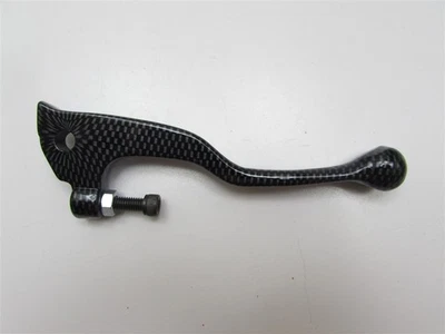 Palanca de freno delantera GP derecha fibra de carbono aspecto Yamaha TTR250 TW200 WR250R WR250X Foto 1 de 3