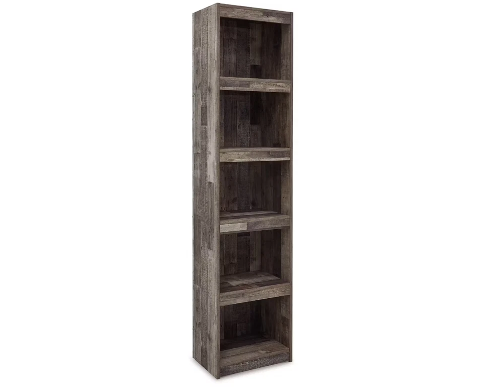 Signature Design by Ashley Derekson Rustic Pier Bookcase With 3 Adjustable Gray