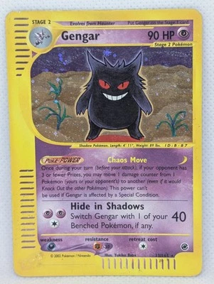 Gengar 013/165 Expedition Base Set Holo Rare Pokemon TCG Nintendo LP - Image 1 of 4