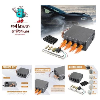 12v Universal Car Heater Car Auxiliary Heater Windscreen Demister Defroster A... - Image 1 of 4