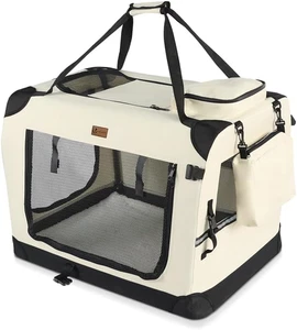 ® Trasportino per Cani Gatti Borsa Da Trasporto Cane Con Materasso Morbido Stris - Foto 1 di 12