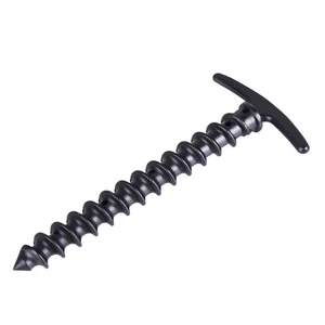 10 Pezzi Tenda a Spirale Pavimento Chiodi Neve Resistenti Picchetti Terra Esterno - Foto 1 di 11