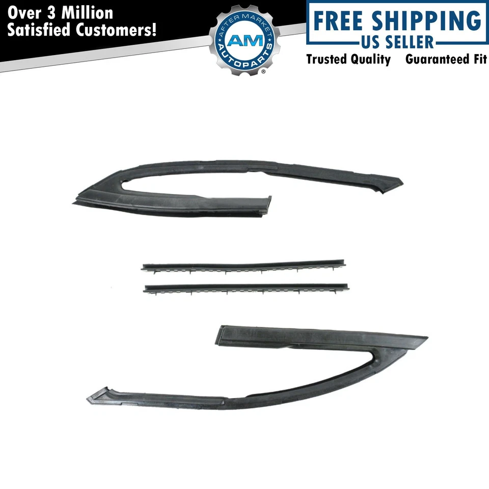 Vent Window Rubber Weatherstrip Seal Set Kit for GTO Skylark Cutlass F85 - Image 1 of 1