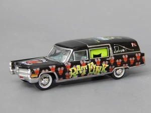 Johnny Lightning 1966 Cadillac Hearse Big Daddy Ed Roth RAT FINK Black 1/64 MINT - Picture 1 of 6